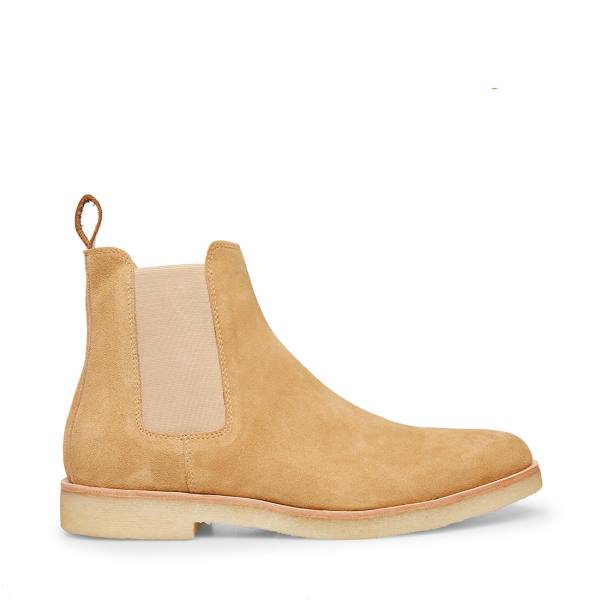 Pánské Boty Steve Madden Wilshire Tan Semišové Hnědé | SM-523SG