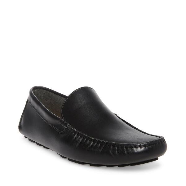 Pánské Loafers Steve Madden Bergamo Læder Černé | SM-965OX