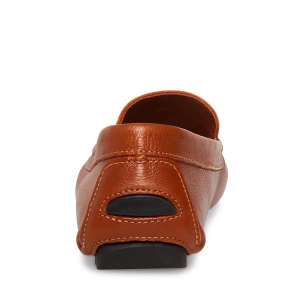 Pánské Loafers Steve Madden Bergamo Tan Læder Hnědé | SM-264CG