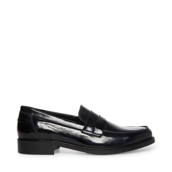 Pánské Loafers Steve Madden Brookline Lakovaná Černé | SM-640LE