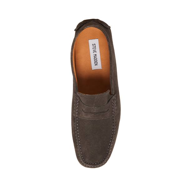 Pánské Loafers Steve Madden Italo Semišové Tmavě Šedé | SM-176XZ