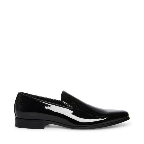 Pánské Loafers Steve Madden Parigi Lakovaná Černé | SM-487SP