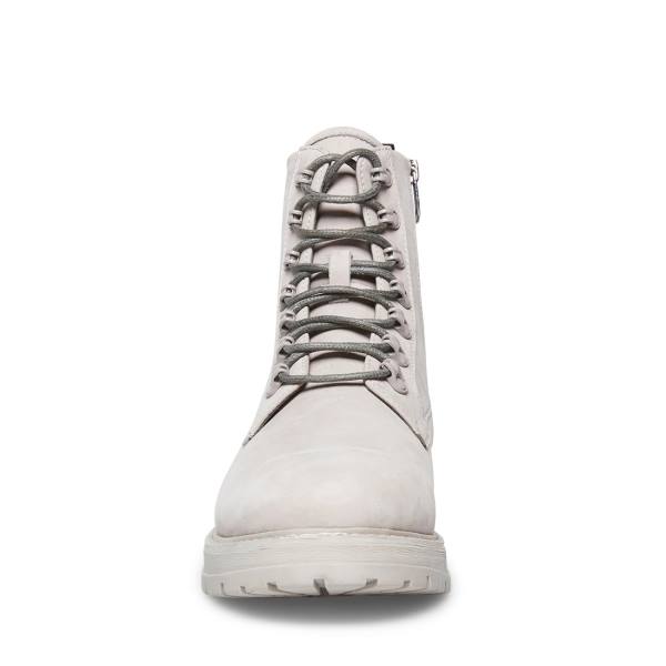 Pánské Nízké Kozačky Steve Madden Motto Nubuck Šedé | SM-391WU