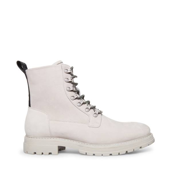 Pánské Nízké Kozačky Steve Madden Motto Nubuck Šedé | SM-391WU