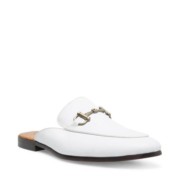 Pánské Společenské Boty Steve Madden Dazling Læder Bílé | SM-021NU