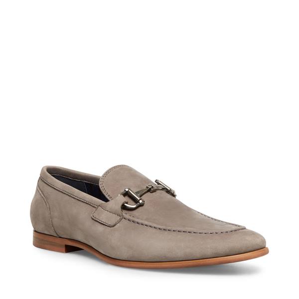 Pánské Společenské Boty Steve Madden Debinair Nubuck Šedé | SM-263RM