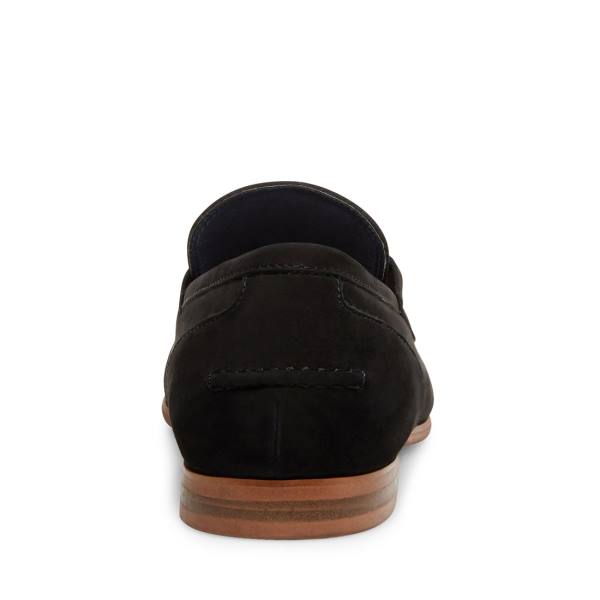 Pánské Společenské Boty Steve Madden Debinair Nubuck Černé | SM-407TH