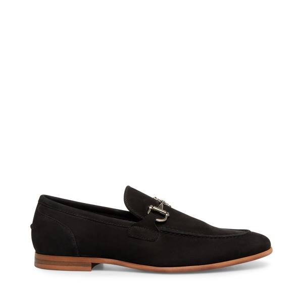 Pánské Společenské Boty Steve Madden Debinair Nubuck Černé | SM-407TH