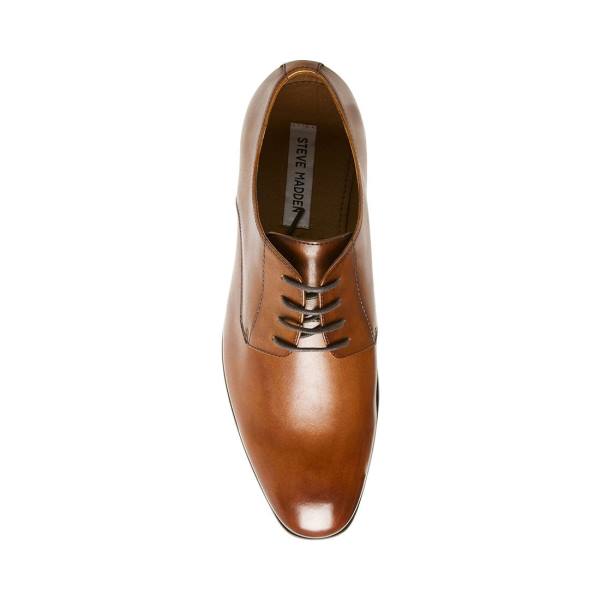 Pánské Společenské Boty Steve Madden Prey Tan Læder Hnědé | SM-867XT