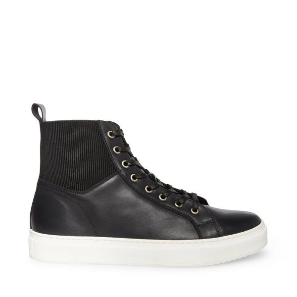 Pánské Tenisky Steve Madden Dante Læder Černé | SM-380VU