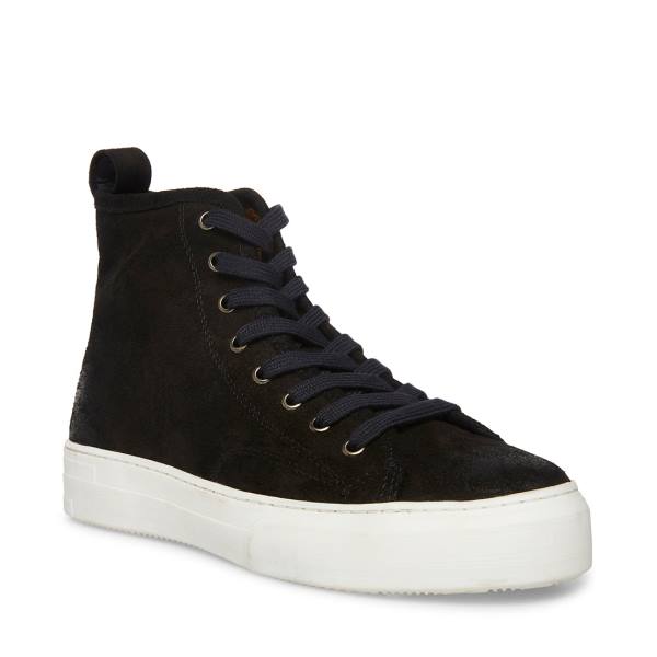 Pánské Tenisky Steve Madden Forte Semišové Černé | SM-379SW