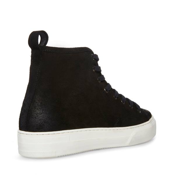 Pánské Tenisky Steve Madden Forte Semišové Černé | SM-379SW