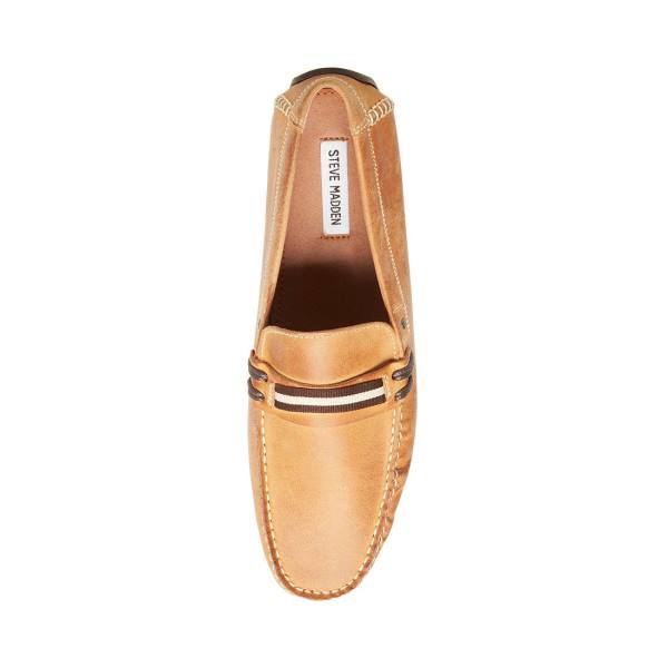 Pánské Tenisky Steve Madden Grab Tan Læder Hnědé | SM-092EV