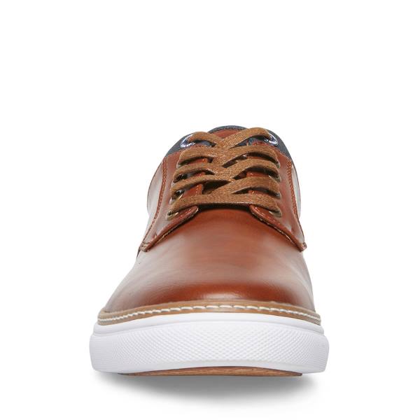 Pánské Tenisky Steve Madden Gully Tan Læder Hnědé | SM-348EB