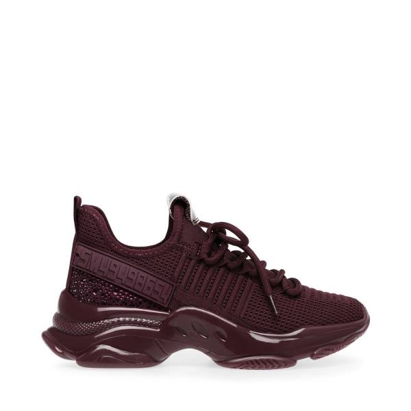 Pánské Tenisky Steve Madden Maxx Burgundy Vínové | SM-930NP