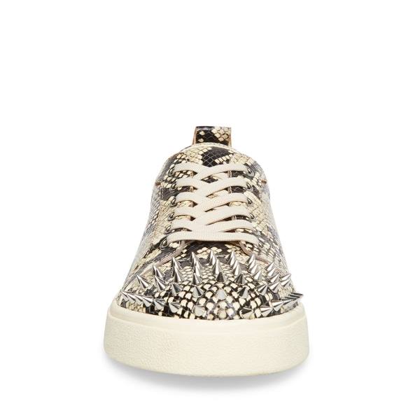 Pánské Tenisky Steve Madden Portall Natural Snake Béžový Hadí Kůže | SM-471HX