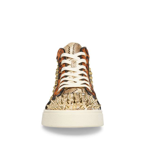 Pánské Tenisky Steve Madden Promoter-s Exotic Zlaté | SM-298SI