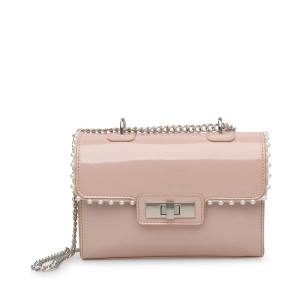 Dámské Crossbody Kabelky Steve Madden Bvyper Pearl Blush Lakovaná Růžové | SM-179HY