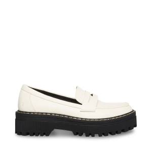 Dámské Loafers Steve Madden Haazel Ivory Bílé | SM-354JY