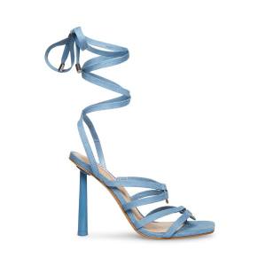 Dámské Lodičky Steve Madden Bella Denim Fabric Heel Blankyt | SM-945KO