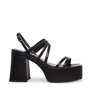 Dámské Lodičky Steve Madden Bossy Læder Heel Černé | SM-265UJ