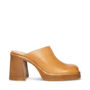 Dámské Lodičky Steve Madden Flirtie Tan Læder Heel Hnědé | SM-731RL