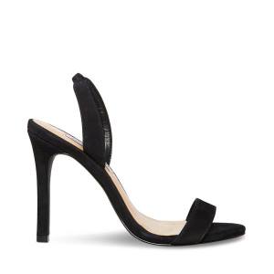 Dámské Lodičky Steve Madden Marbella Nubuck Heel Černé | SM-670WP