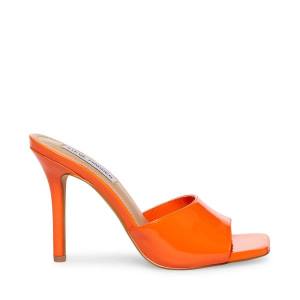 Dámské Lodičky Steve Madden Signal Lakovaná Heel Oranžové | SM-827PZ