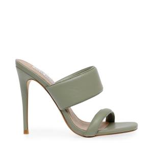 Dámské Lodičky Steve Madden Swan Heel Zelene | SM-158PH