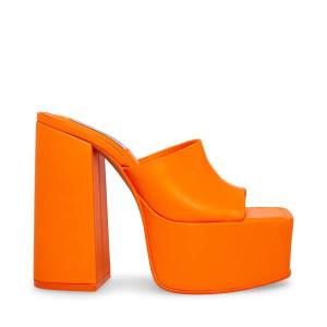 Dámské Lodičky Steve Madden Trixie Læder Heel Oranžové | SM-645RA