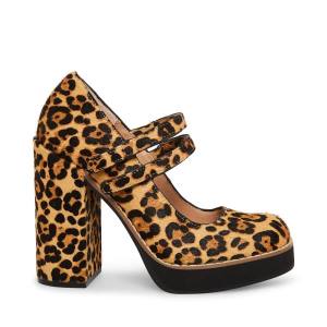 Dámské Lodičky Steve Madden Twice-p Leopard Heel Leopard | SM-425DC