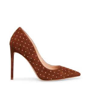 Dámské Lodičky Steve Madden Valarie Cognac Heel Hnědé | SM-685MK