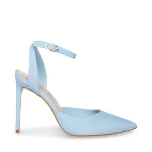 Dámské Lodičky Steve Madden Vase Nubuck Heel Blankyt | SM-254JS