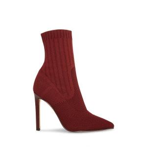 Dámské Nízké Kozačky Steve Madden Discreet Burgundy Vínové | SM-725SR