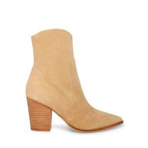 Dámské Nízké Kozačky Steve Madden Janetta Sand Semišové Hnědé | SM-415WB