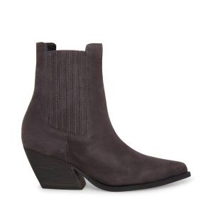 Dámské Nízké Kozačky Steve Madden Terezza Nubuck Šedé | SM-241HR