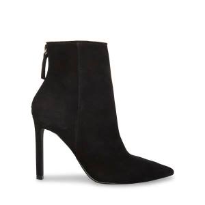 Dámské Nízké Kozačky Steve Madden Vangle Nubuck Černé | SM-813SA