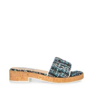 Dámské Sandály Steve Madden Aria Teal Tyrkysové Viacfarebný | SM-413DK