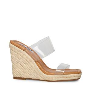 Dámské Sandály Steve Madden Mackie Clear | SM-076WH