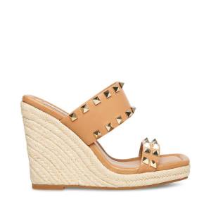 Dámské Sandály Steve Madden Mackie-s Tan Hnědé Viacfarebný | SM-218PZ