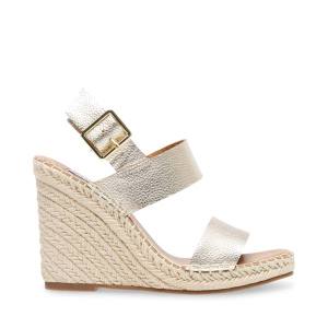 Dámské Sandály Steve Madden Meridian Læder Zlaté | SM-538PM