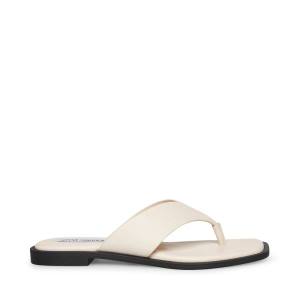 Dámské Sandály Steve Madden Norie Bone Læder Béžový | SM-629LN