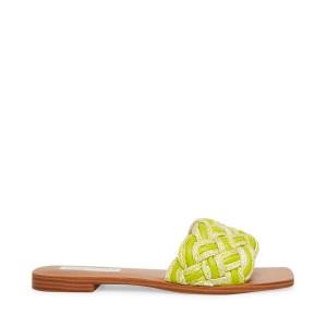 Dámské Sandály Steve Madden Zorya Lime Světle Zelene | SM-267NE