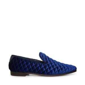 Pánské Loafers Steve Madden Quintin Velvet Blankyt | SM-792OF